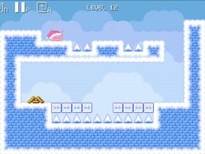 Игра Огненный Шар: Зима (FireBlob Winter) — играть онлайн бесплатно (изображение №2)