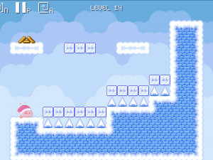 Игра Огненный Шар: Зима (FireBlob Winter) — играть онлайн бесплатно (изображение №4)