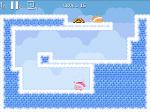 Игра Огненный Шар: Зима (FireBlob Winter) — играть онлайн бесплатно (изображение №7)