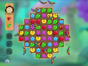 Игра Цветущие Сады: Три в Ряд (Garden Bloom) — играть онлайн бесплатно (изображение №2)