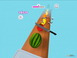 Игра Слайс Раш: Быстрые Ломтики (Slice Rush) — играть онлайн бесплатно (изображение №2)