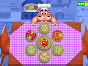 Игра Бегемот Пицца Шеф  (Hippo Pizza Chef) — играть онлайн бесплатно (изображение №2)