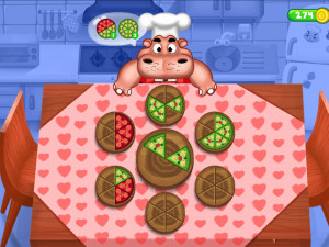 Игра Бегемот Пицца Шеф  (Hippo Pizza Chef) — играть онлайн бесплатно (изображение №3)