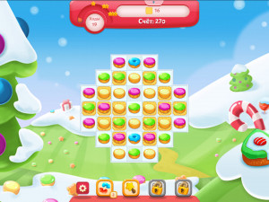 Игра Куки Краш Рождество (Cookie Crush Christmas) — играть онлайн бесплатно (изображение №7)