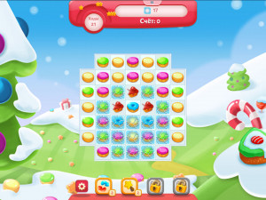 Игра Куки Краш Рождество (Cookie Crush Christmas) — играть онлайн бесплатно (изображение №9)