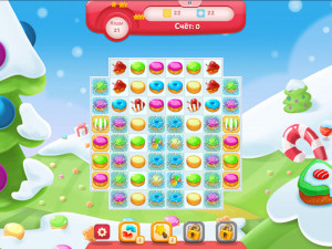Игра Куки Краш Рождество (Cookie Crush Christmas) — играть онлайн бесплатно (изображение №3)
