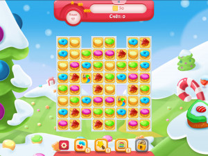 Игра Куки Краш Рождество (Cookie Crush Christmas) — играть онлайн бесплатно (изображение №5)