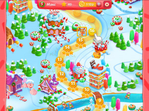 Игра Куки Краш Рождество (Cookie Crush Christmas) — играть онлайн бесплатно (изображение №2)