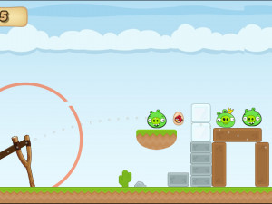 Игра Энгри Бердз: Злые Красные Птицы (Angry Red Birds) — играть онлайн бесплатно (изображение №2)