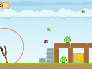 Игра Энгри Бердз: Злые Красные Птицы (Angry Red Birds) — играть онлайн бесплатно (изображение №6)