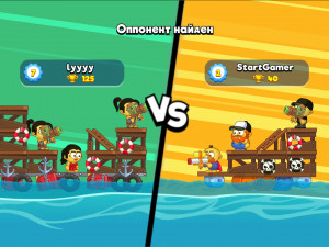 Игра Войны на Плотах Мультиплеер (Raft Wars Multiplayer) — играть онлайн бесплатно (изображение №2)