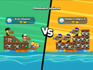 Игра Войны на Плотах Мультиплеер (Raft Wars Multiplayer) — играть онлайн бесплатно (изображение №6)
