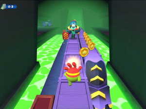 Игра Ам Ням: Погоня (Om Nom Run) — играть онлайн бесплатно (изображение №2)