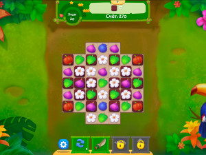 Игра Джунгли Три в Ряд (Jungle Match) — играть онлайн бесплатно (изображение №4)