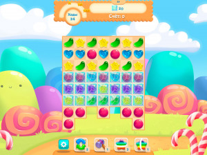 Игра Конфетный Дождь 6 (Candy Rain 6) — играть онлайн бесплатно (изображение №3)