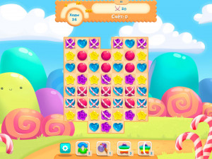 Игра Конфетный Дождь 6 (Candy Rain 6) — играть онлайн бесплатно (изображение №2)