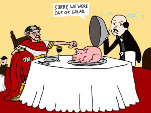 Игра Выходной Цезаря (Caesar's Day Off) — играть онлайн бесплатно (изображение №3)