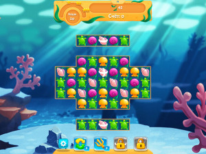 Игра Рыбная История: Три в Ряд (Fish Story) — играть онлайн бесплатно (изображение №2)