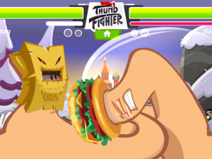 Игра Бой Больших Пальцев (Thumb Fighter) — играть онлайн бесплатно (изображение №4)