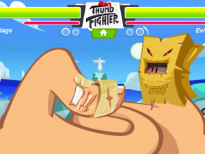 Игра Бой Больших Пальцев (Thumb Fighter) — играть онлайн бесплатно (изображение №5)