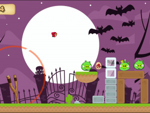 Игра Энгри Бёрдс Хэллоуин (Angry Birds Halloween) — играть онлайн бесплатно (изображение №2)