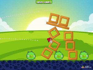 Игра Энгри Бёрдс (Angry Birds) — играть онлайн бесплатно (изображение №2)