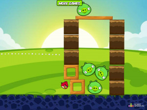 Игра Энгри Бёрдс (Angry Birds) — играть онлайн бесплатно (изображение №4)