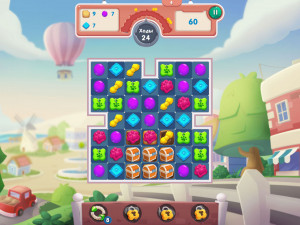 Игра Щенячья История: Три в Ряд (Dog Puzzle Story) — играть онлайн бесплатно (изображение №2)