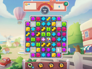 Игра Щенячья История: Три в Ряд (Dog Puzzle Story) — играть онлайн бесплатно (изображение №3)