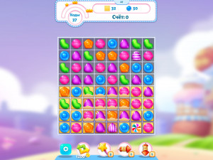 Игра Котфеты: Три в Ряд (Candy Match) — играть онлайн бесплатно (изображение №2)