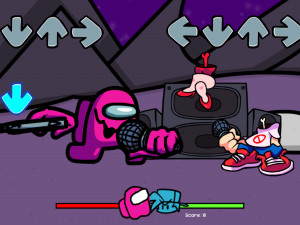 Игра Фрайдей Найт Фанкин против Предателя Амонг Ас (Friday Night Funkin vs Impostor Among Us) — играть онлайн бесплатно (изображение №2)