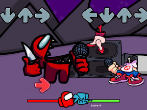 Игра Фрайдей Найт Фанкин против Предателя Амонг Ас (Friday Night Funkin vs Impostor Among Us) — играть онлайн бесплатно (изображение №3)