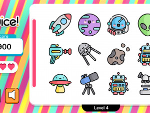 Игра Дважды: Поиск Одинаковых Картинок (Twice! Find the Duplicate) — играть онлайн бесплатно (изображение №3)