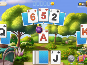 Игра Пасьянс Сад (Solitaire Garden) — играть онлайн бесплатно (изображение №9)