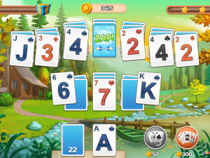 Игра История Пасьянса - Три Пика (Solitaire Story - Tripeaks) — играть онлайн бесплатно (изображение №2)