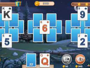 Игра История Пасьянса - Три Пика (Solitaire Story - Tripeaks) — играть онлайн бесплатно (изображение №6)