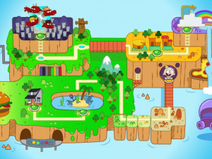 Игра Никелодеон: Невероятная Погоня! (Nickelodeon: Portal Chase!) — играть онлайн бесплатно (изображение №6)