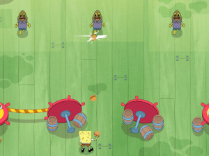 Игра Губка Боб: Крабсбургерный Кризис (SpongeBob: Krabby Patty Crisis) — играть онлайн бесплатно (изображение №4)