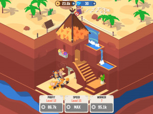 Игра Ленивый Магнат Копатель (Idle Digging Tycoon) — играть онлайн бесплатно (изображение №3)