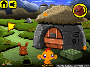 Игра Счастливая Обезьянка 161 (Monkey GO Happy 161) — играть онлайн бесплатно (изображение №3)