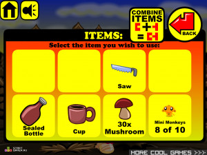 Игра Счастливая Обезьянка 166 (Monkey GO Happy 166) — играть онлайн бесплатно (изображение №7)