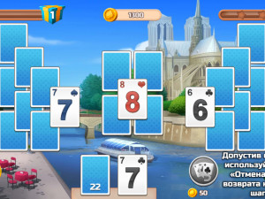 Игра История Пасьянса - Три Пика 2 (Solitaire Story - Tripeaks 2) — играть онлайн бесплатно (изображение №2)