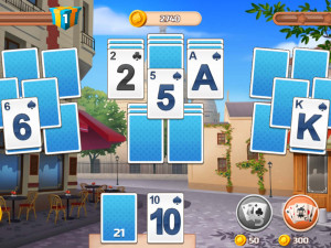 Игра История Пасьянса - Три Пика 2 (Solitaire Story - Tripeaks 2) — играть онлайн бесплатно (изображение №5)