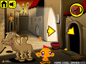 Игра Счастливая Обезьянка 168 (Monkey GO Happy 168) — играть онлайн бесплатно (изображение №2)