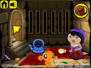 Игра Счастливая Обезьянка 168 (Monkey GO Happy 168) — играть онлайн бесплатно (изображение №3)