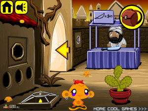 Игра Счастливая Обезьянка 168 (Monkey GO Happy 168) — играть онлайн бесплатно (изображение №5)