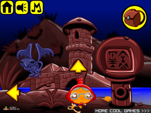 Игра Счастливая Обезьянка 170 (Monkey GO Happy 170) — играть онлайн бесплатно (изображение №4)