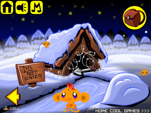 Игра Счастливая Обезьянка 171 (Monkey GO Happy 171) — играть онлайн бесплатно (изображение №2)