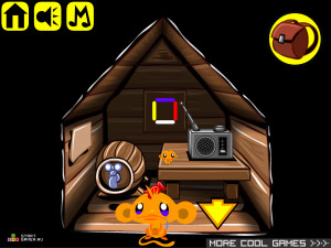 Игра Счастливая Обезьянка 171 (Monkey GO Happy 171) — играть онлайн бесплатно (изображение №5)