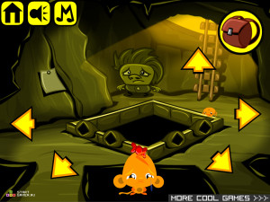 Игра Счастливая Обезьянка 172 (Monkey GO Happy 172) — играть онлайн бесплатно (изображение №3)